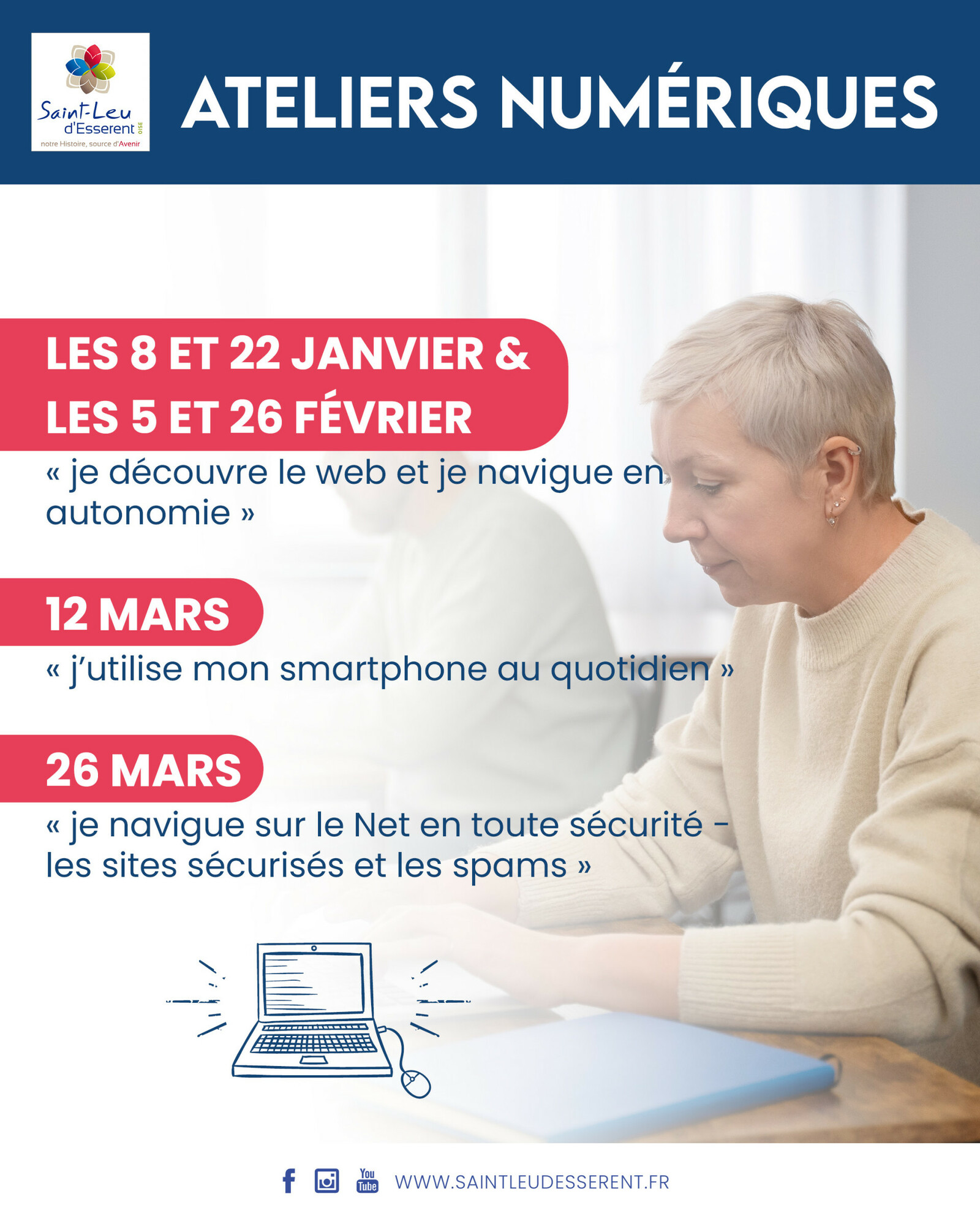 visuel  ateliers num&eacute;riques de janvier &agrave; mars 2026